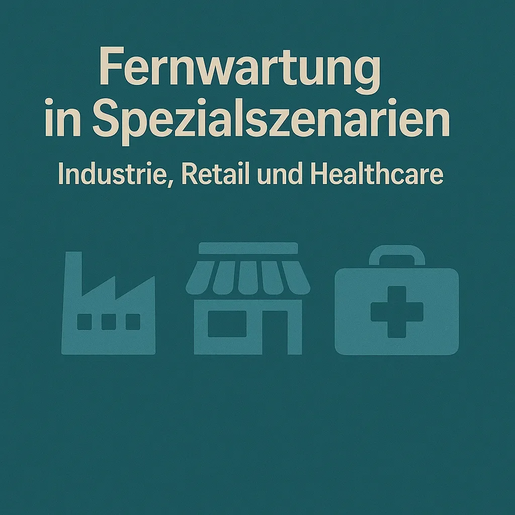 Fernwartung in Spezialszenarien – Industrie, Retail und Healthcare