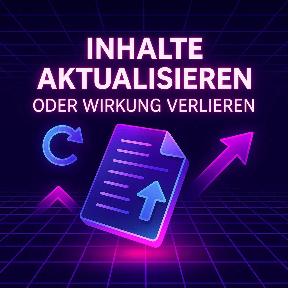 Inhalte verlieren Wirkung – wie ein gezielter Aktualisierungsprozess die Sichtbarkeit stabil hält