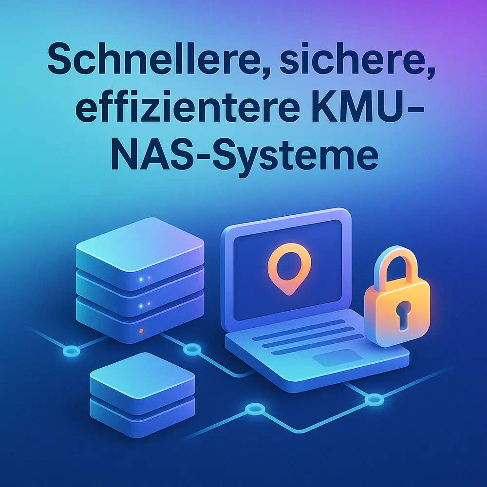 Schneller, sicherer, effizienter: Wie KMU von NAS-Systemen mit 10-Gigabit profitieren
